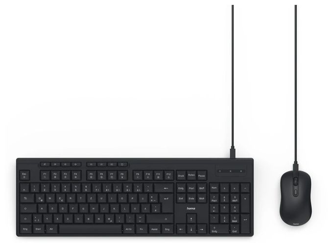 Heimbüro Tastatur USB  173054 CKM-200 (Schwarz) 