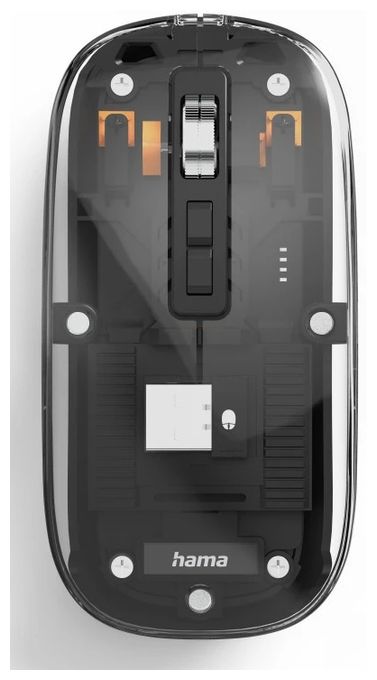 1600 DPI Büro Maus Optisch  173094 WM-600 (Transparent) 