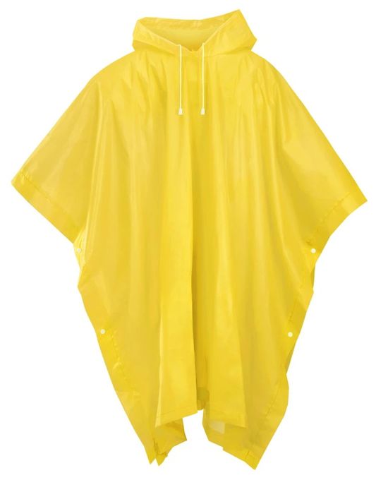 für Erwachsener (Gelb) 178145 Regenponcho 