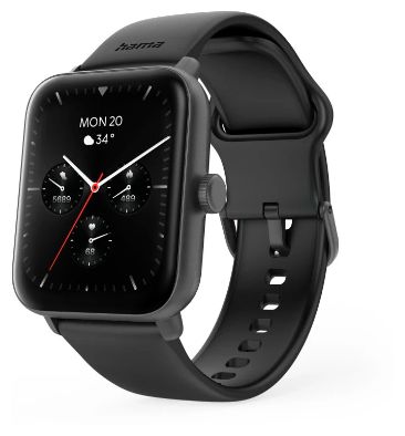 Digital Smartwatch Quadratisch IP68  178619 6010 (Schwarz) 