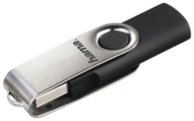 USB Typ-A Stick 8 GB  181059 Rotate (Schwarz, Silber) 