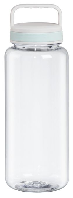 Kunststoff, Silikon  181593 Trinkflasche 1,25l (Transparent) 