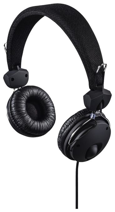 Ohraufliegender Kopfhörer Kabelgebunden  184016 Fun4Phone (Schwarz) 