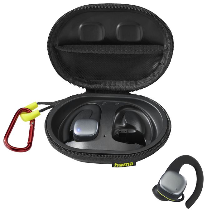 In-Ear Bluetooth Kopfhörer Kabellos TWS 7 h Laufzeit  184113 Spirit Athletics TW (Schwarz) 