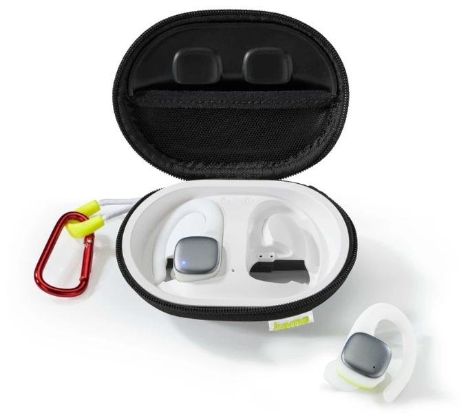 In-Ear Bluetooth Kopfhörer Kabellos TWS 7 h Laufzeit IPX5  184115 Spirit Athletics (Weiß, Gelb) 