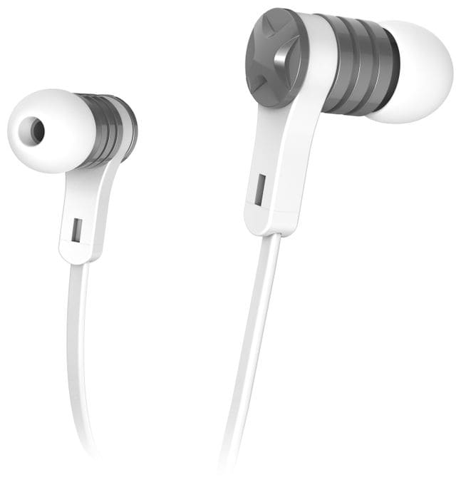 In-Ear Kopfhörer Kabelgebunden  184136 Intense (Silber, Weiß) 