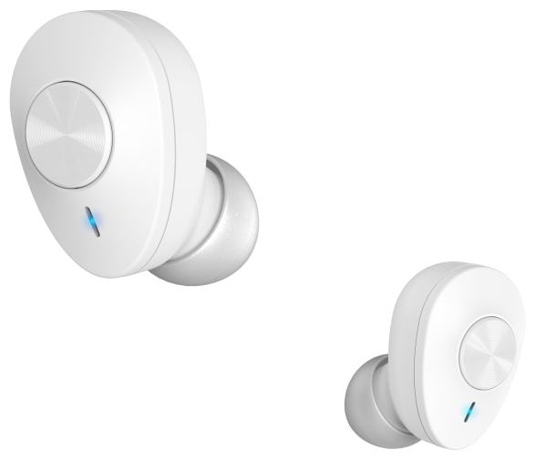 In-Ear Bluetooth Kopfhörer Kabellos TWS 4 h Laufzeit USB Typ-C  184162 Freedom Buddy (Hellgrau, Weiß) 