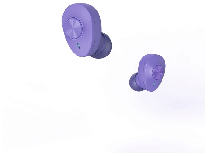 In-Ear Bluetooth Kopfhörer Kabellos TWS 4 h Laufzeit  184165 Freedom Buddy (Violett) 