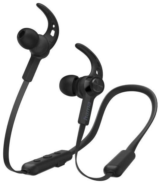In-Ear Bluetooth Kopfhörer kabellos 12 h Laufzeit USB Typ-C  184190 Freedom Neck II (Schwarz) 