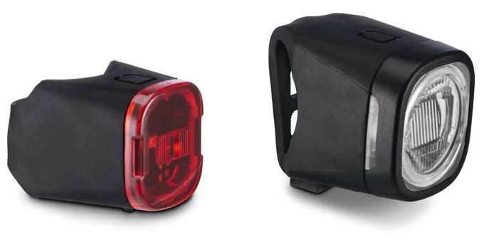 Heckbeleuchtung + Frontbeleuchtung (Set) 185837 Fahrradlicht-Set 