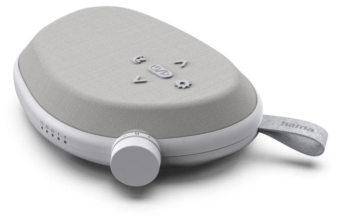 3 W Bluetooth Lautsprecher Laufzeit bis 20 h  188244 Calm (Grau, Weiß) 