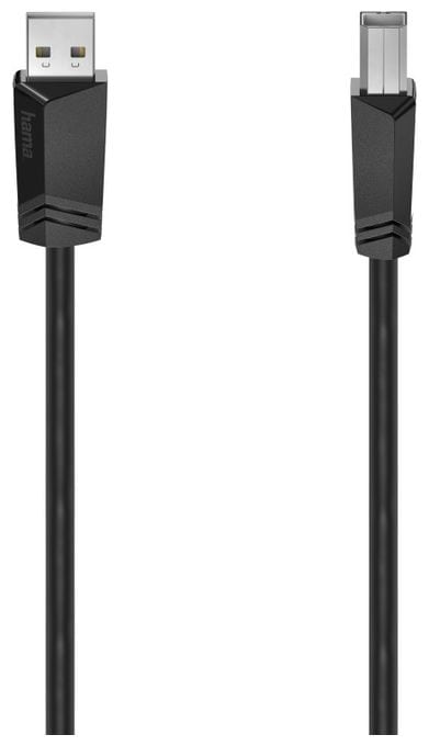 0,48 Gbit/s Stecker USB A auf USB B 3 m  200603 (Schwarz) 
