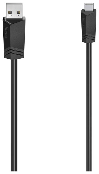 0,48 Gbit/s Stecker Mini-USB B auf USB A 1,5 m  200606 (Schwarz) 