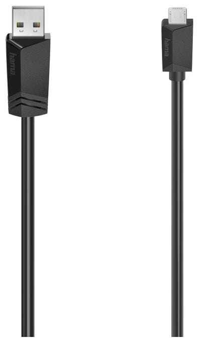 0,48 Gbit/s Stecker Micro-USB A auf USB A 1,5 m  200608 (Schwarz) 