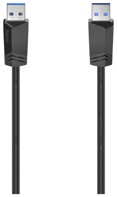 5 Gbit/s Stecker USB A auf USB A 1,5 m  200624 (Schwarz) 