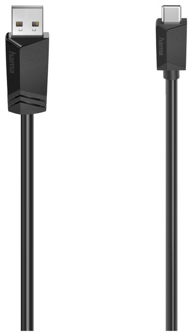 0,48 Gbit/s Stecker USB C auf USB A 0,75 m  200631 (Schwarz) 