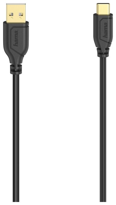 0,48 Gbit/s Stecker USB A auf USB C 0,75 m  200634 (Schwarz) 