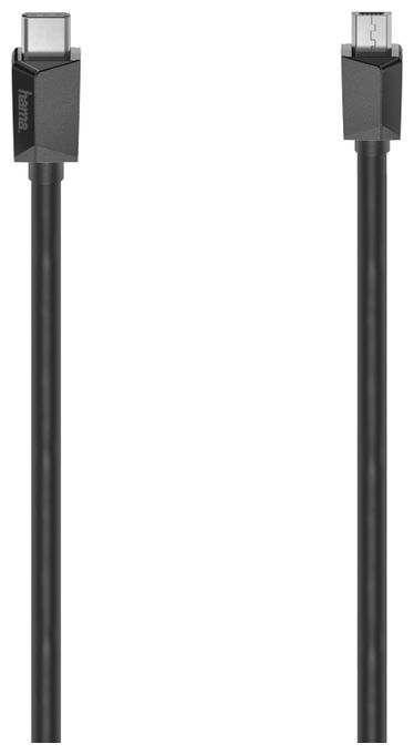 0,48 Gbit/s Stecker USB C auf Micro-USB A 0,75 m  200644 (Schwarz) 