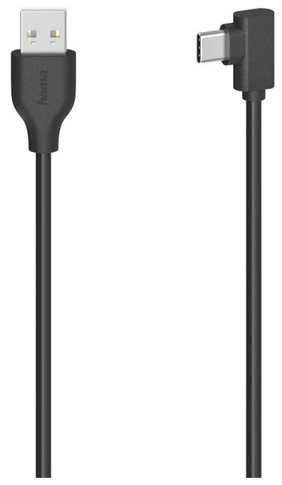 0,48 Gbit/s Stecker USB A auf USB C Abgewinkelt 0,75 m  200646 (Schwarz) 
