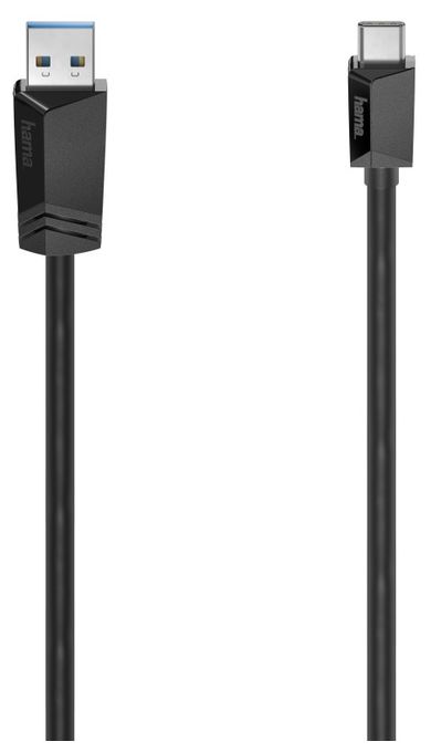 10 Gbit/s Stecker USB A auf USB C 1 m  200657 (Schwarz) 