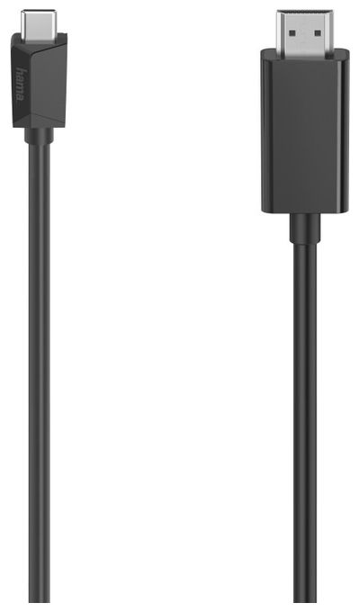 Stecker USB C auf HDMI Typ A (Standard) 3 m  200719 (Schwarz) 