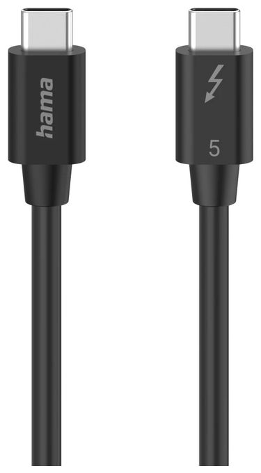 80 Gbit/s Stecker USB C auf USB C bis 240 W 1 m  200796 (Schwarz) 