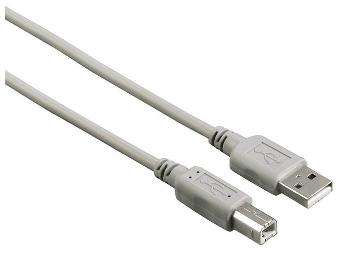 0,48 Gbit/s Stecker USB A auf USB B 5 m  200902 (Grau) 