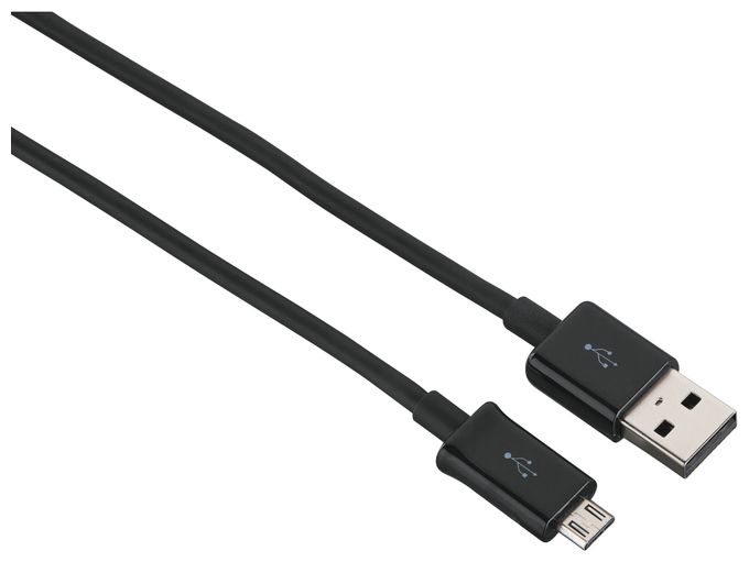 0,48 Gbit/s Stecker USB A auf Micro-USB B 0,9 m  200904 (Schwarz) 