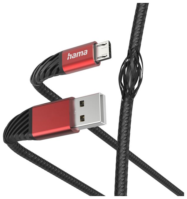 0,48 Gbit/s Stecker USB A auf Micro-USB B 1,5 m  201539 Extreme (Schwarz, Rot) 