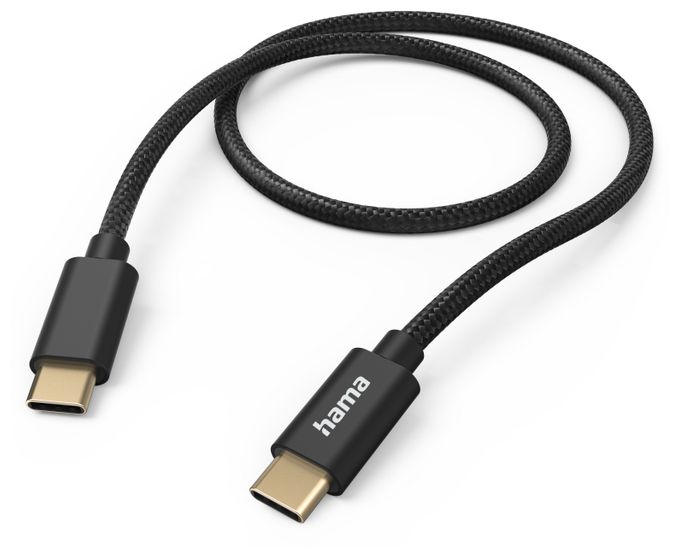 0,48 Gbit/s Stecker USB C auf USB C 1,5 m  201547 Fabric (Schwarz) 