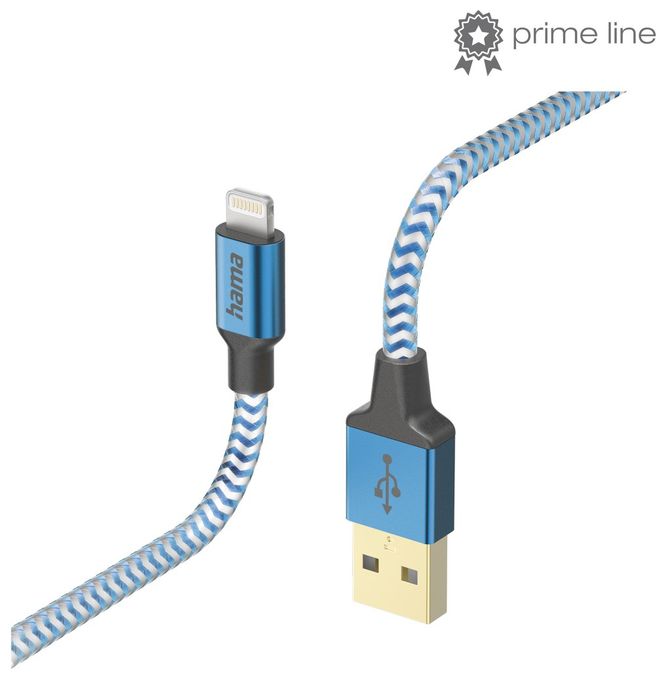 Stecker Lightning auf USB A 1,5 m  201553 Reflective (Blau) 