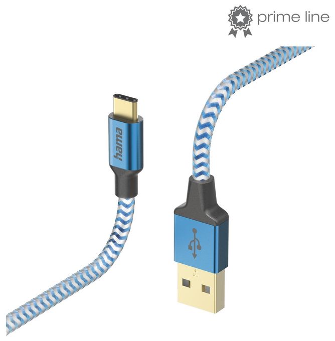0,48 Gbit/s Stecker USB A auf USB C 1,5 m  201558 Reflective (Blau) 