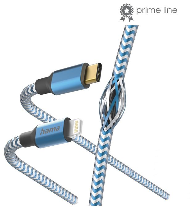 Stecker Lightning auf USB C 1,5 m  201561 Reflective (Blau) 