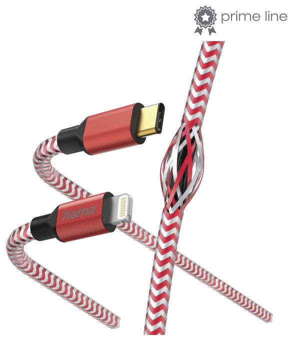 Stecker Lightning auf USB C 1,5 m  201562 Reflective (Rot) 