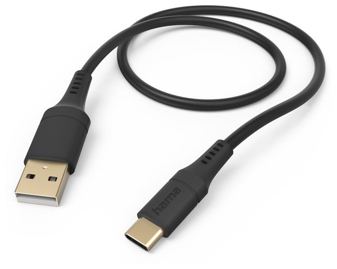 0,48 Gbit/s Stecker USB A auf USB C 1,5 m  201570 Flexible (Schwarz) 