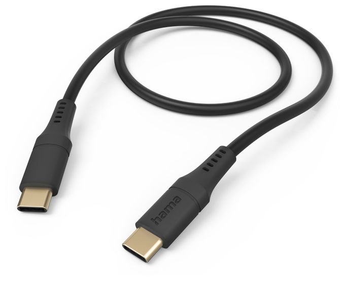 0,48 Gbit/s Stecker USB C auf USB C 1,5 m  201576 Flexible (Schwarz) 
