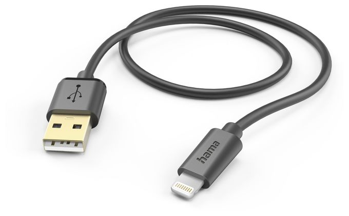 Stecker Lightning auf USB A 1,5 m  201580 (Schwarz) 