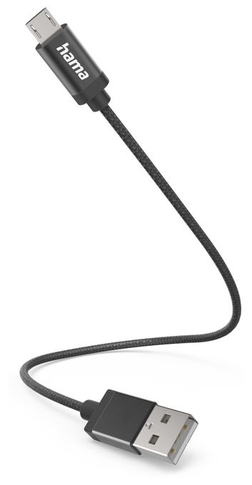 0,48 Gbit/s Stecker USB A auf Micro-USB A 0,2 m  201583 (Schwarz) 