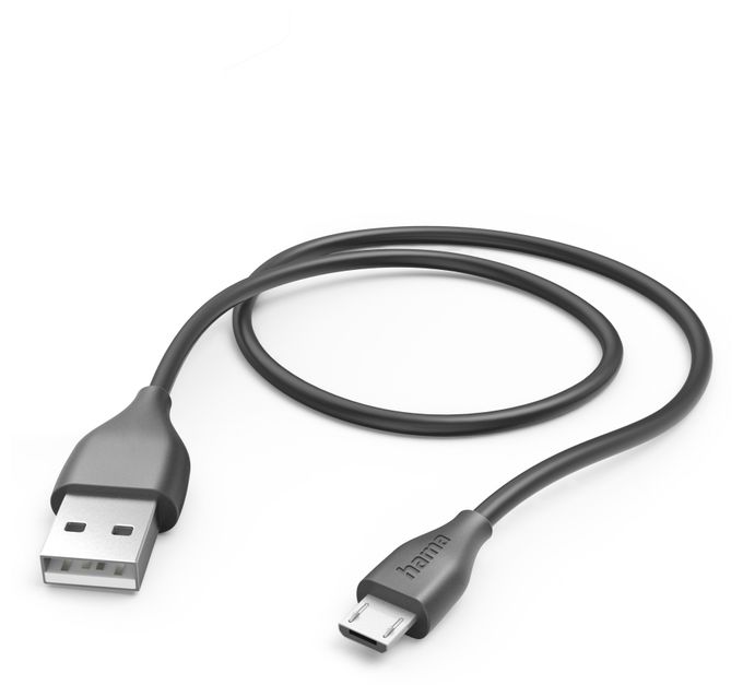 0,48 Gbit/s Stecker Micro-USB A auf USB A 1,5 m  201586 (Schwarz) 