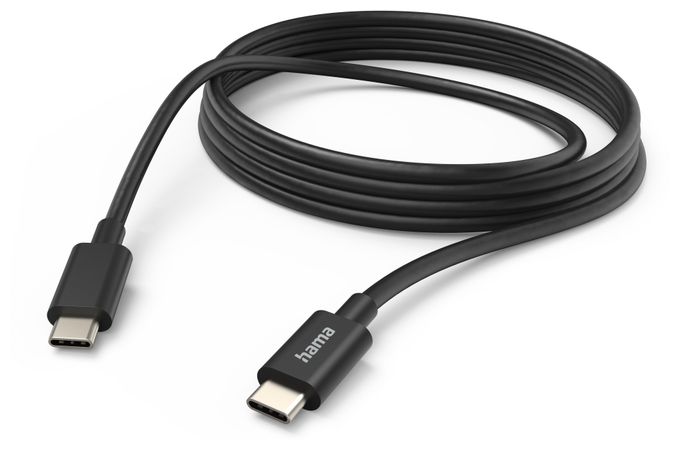 0,48 Gbit/s Stecker USB C auf USB C 3 m  201593 (Schwarz) 