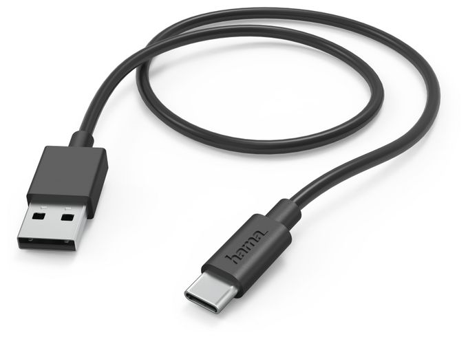 0,48 Gbit/s Stecker USB A auf USB C 1 m  201594 (Schwarz) 