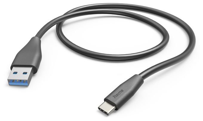 0,48 Gbit/s Stecker USB A auf USB C 1,5 m  201595 (Schwarz) 