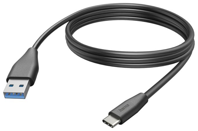 0,48 Gbit/s Stecker USB C auf USB A 3 m  201597 (Schwarz) 