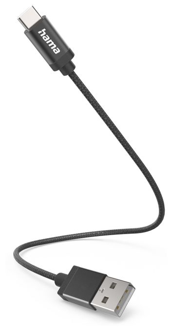 0,48 Gbit/s Stecker USB A auf USB C 0,2 m  201600 (Schwarz) 