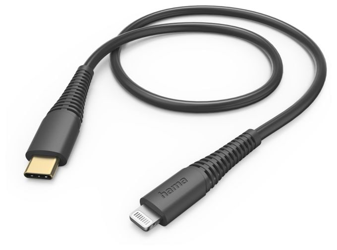 Stecker Lightning auf USB C 1,5 m  201602 (Schwarz) 