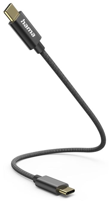 0,48 Gbit/s Stecker USB C auf USB C 0,2 m  201604 (Schwarz) 