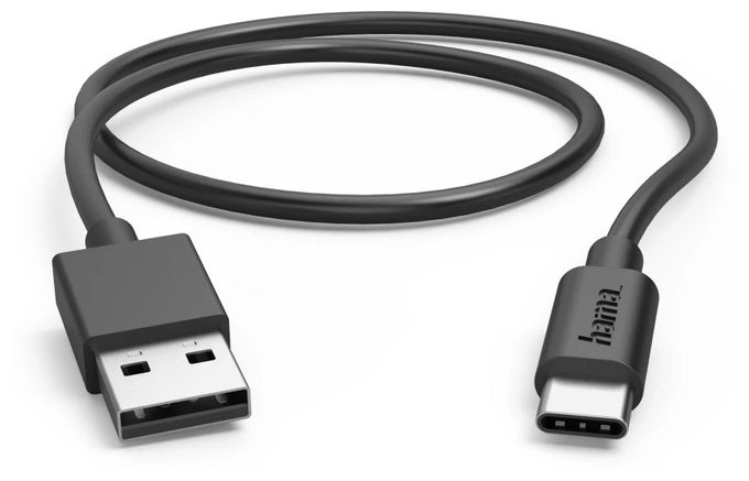 0,48 Gbit/s Stecker USB A auf USB C 0,5 m  201705 (Schwarz) 