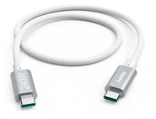 5 Gbit/s Stecker USB C auf USB C bis 240 W 1,5 m  201721 Full-Featured (Weiß) 