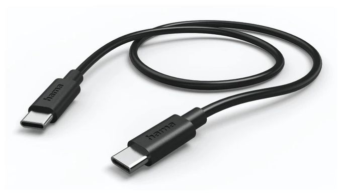 0,48 Gbit/s Stecker USB C auf USB C 0,75 m  201732 (Schwarz, Weiß) 