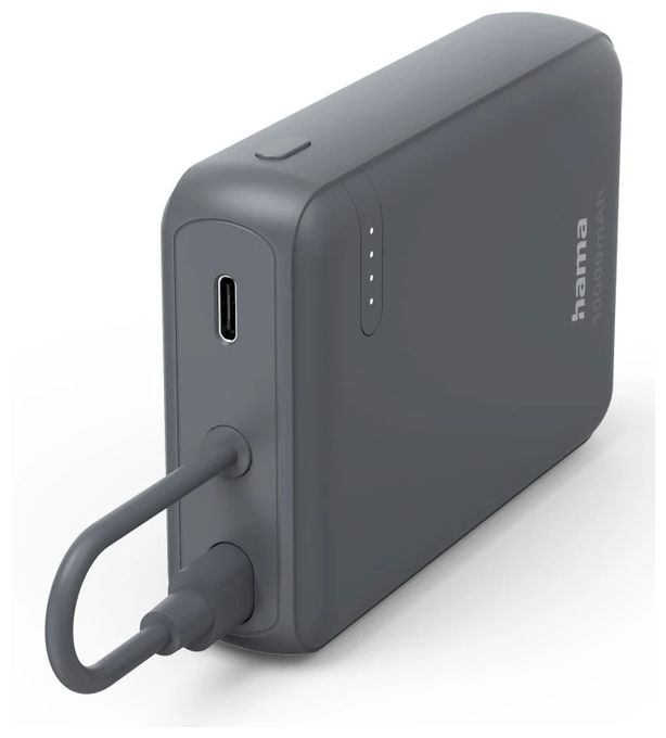 10000 mAh Powerbank USB Typ-C  201739 Power Pack Travel (Anthrazit) 